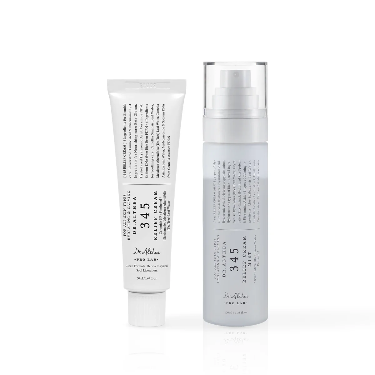 Dr. Althea 345 Relief Cream & Mist Duo: 345 Relief Cream 50 ml + 345 Relief Cream Mist 100 ml