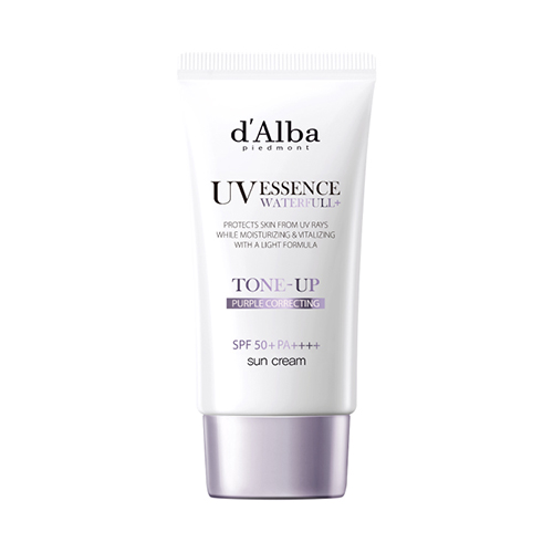 d'Alba Waterfull UV Tone Up Sun Cream Purple SPF50+ 50ml – Protector Solar Unificador Tono Púrpura Waterfull 50ml