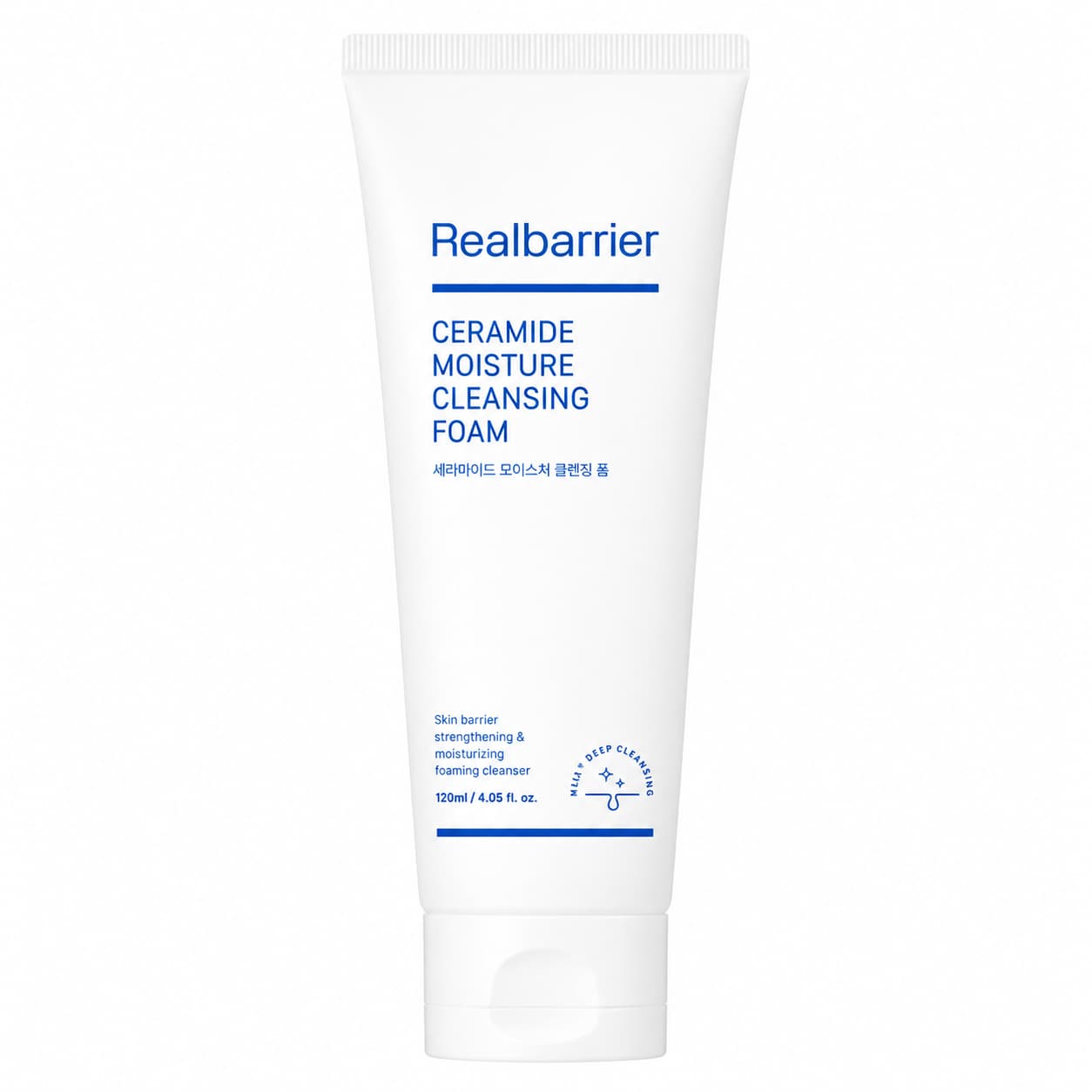Real Barrier Ceramide Moisture Cleansing Foam 120 ml – limpiador en espuma hidratante con ceramidas