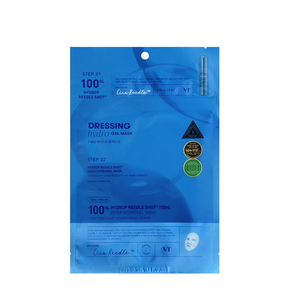 VT Cosmetics Hydrop Reedle Shot 100 2-Step Hydrogel Mask