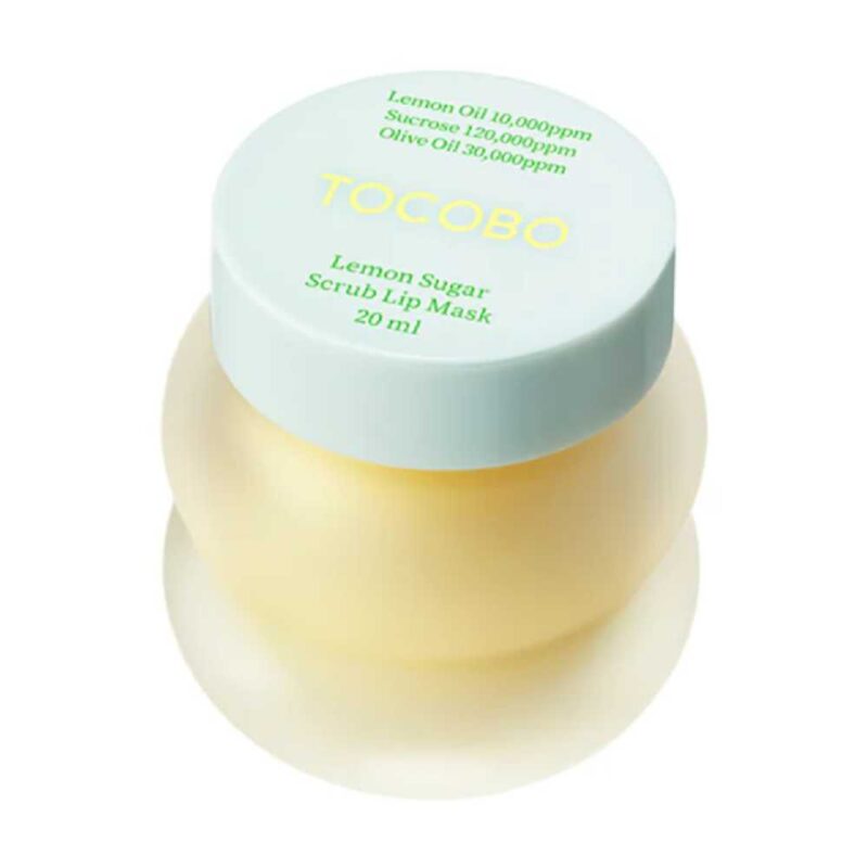 Tocobo Lemon Sugar Scrub Lip Mask 20ml – Mascarilla exfoliante labial con azúcar y limón 20ml