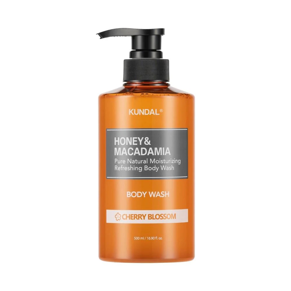 Kundal - Gel de Ducha de Miel y Macadamia (Flor de Cerezo) - 500 ml