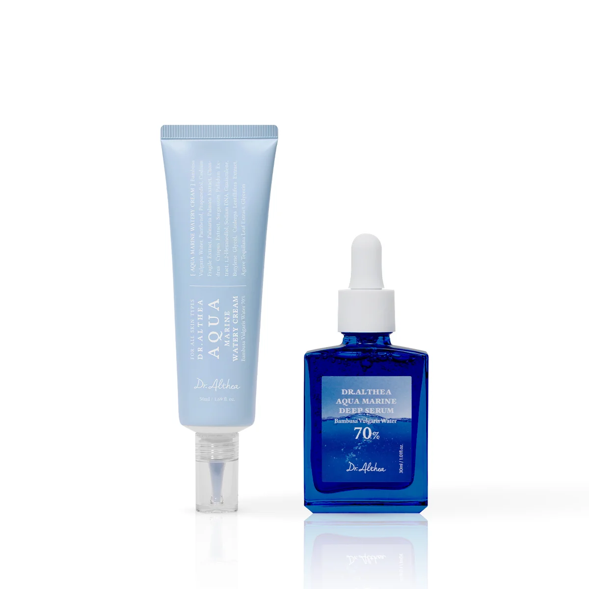 Dr. Althea - Aqua Deep Hydration Duo: Aqua Marine Watery Cream 50 ml + Aqua Marine Deep Serum 30 ml