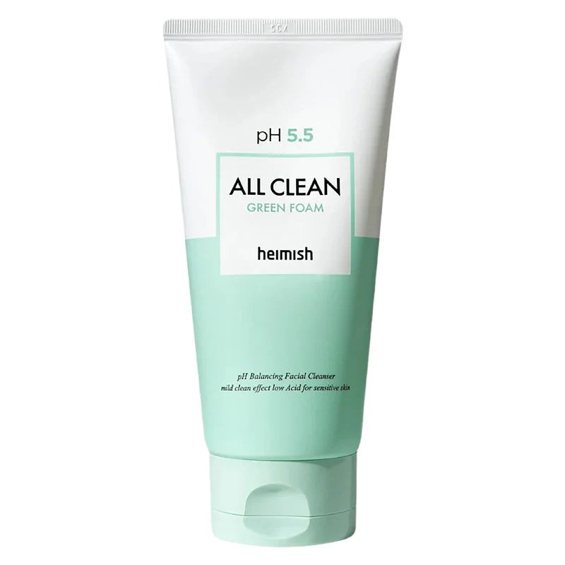 Heimish All Clean Green Foam pH 5.5 150 ml – Espuma limpiadora suave de pH bajo