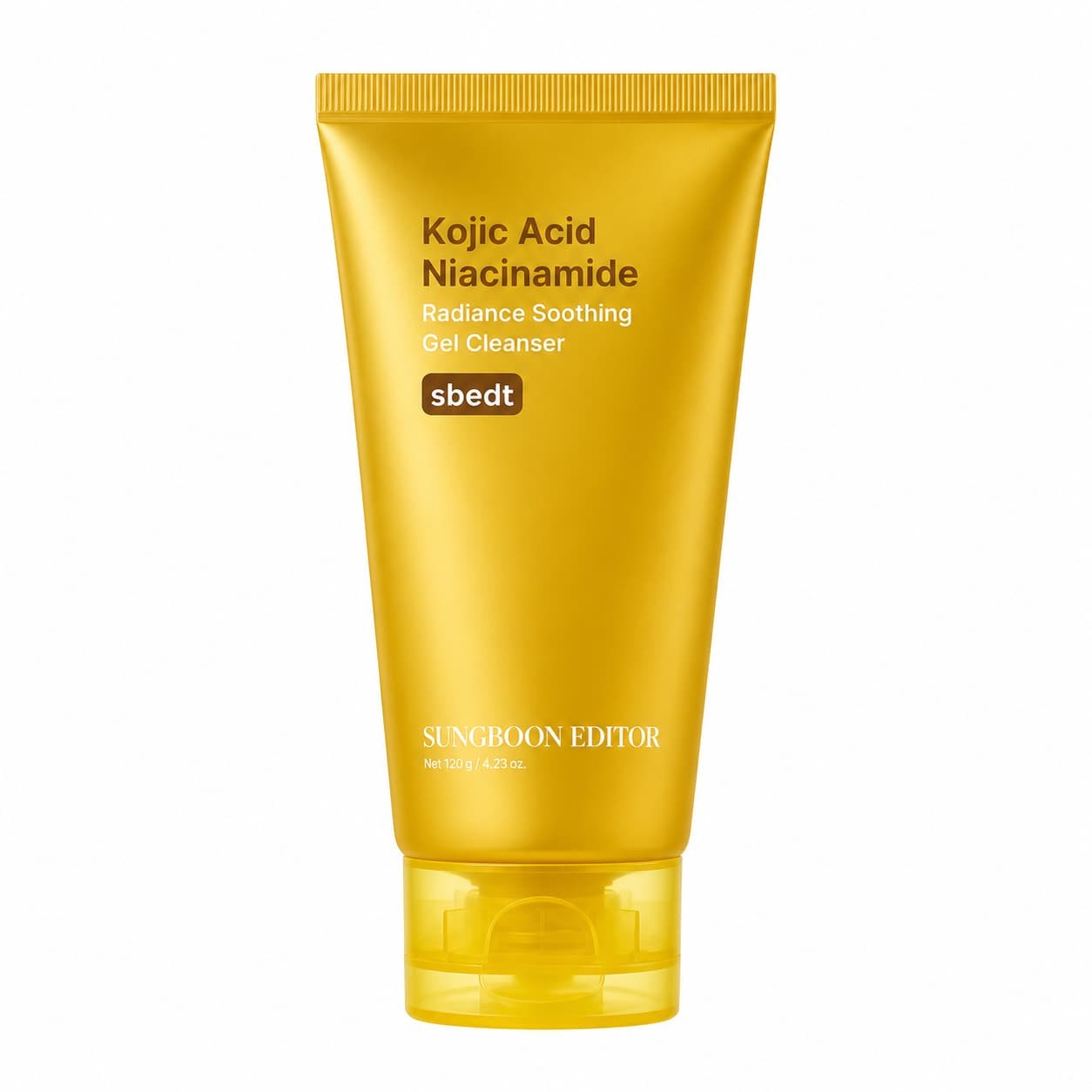 Sungboon Editor - Limpiador en gel calmante e iluminador - Kojic Acid Niacin Radiance Soothing Gel Cleanser - 120g