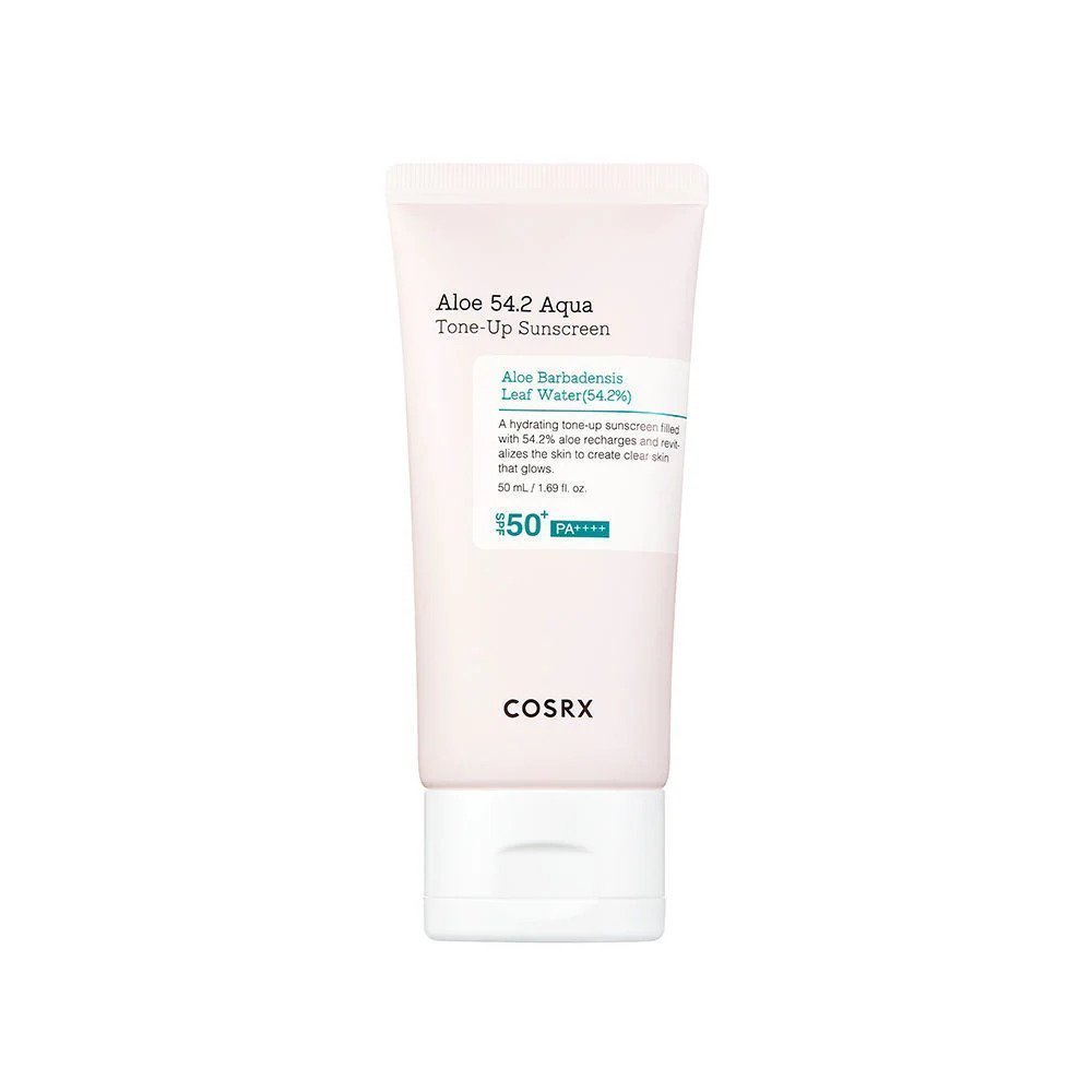 COSRX Aloe 54.2 Aqua Tone-up Sunscreen SPF 50+ /PA++++ – Protector solar con aloe vera (50 ml)
