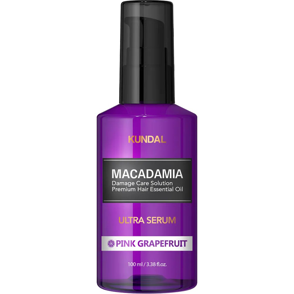 Kundal - Sérum Capilar de Macadamia (Pomelo Rosa) - 100 ml