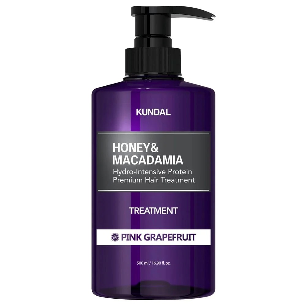 Kundal - Tratamiento Capilar de Proteínas Miel y Macadamia (Pomelo Rosa) - 500 ml