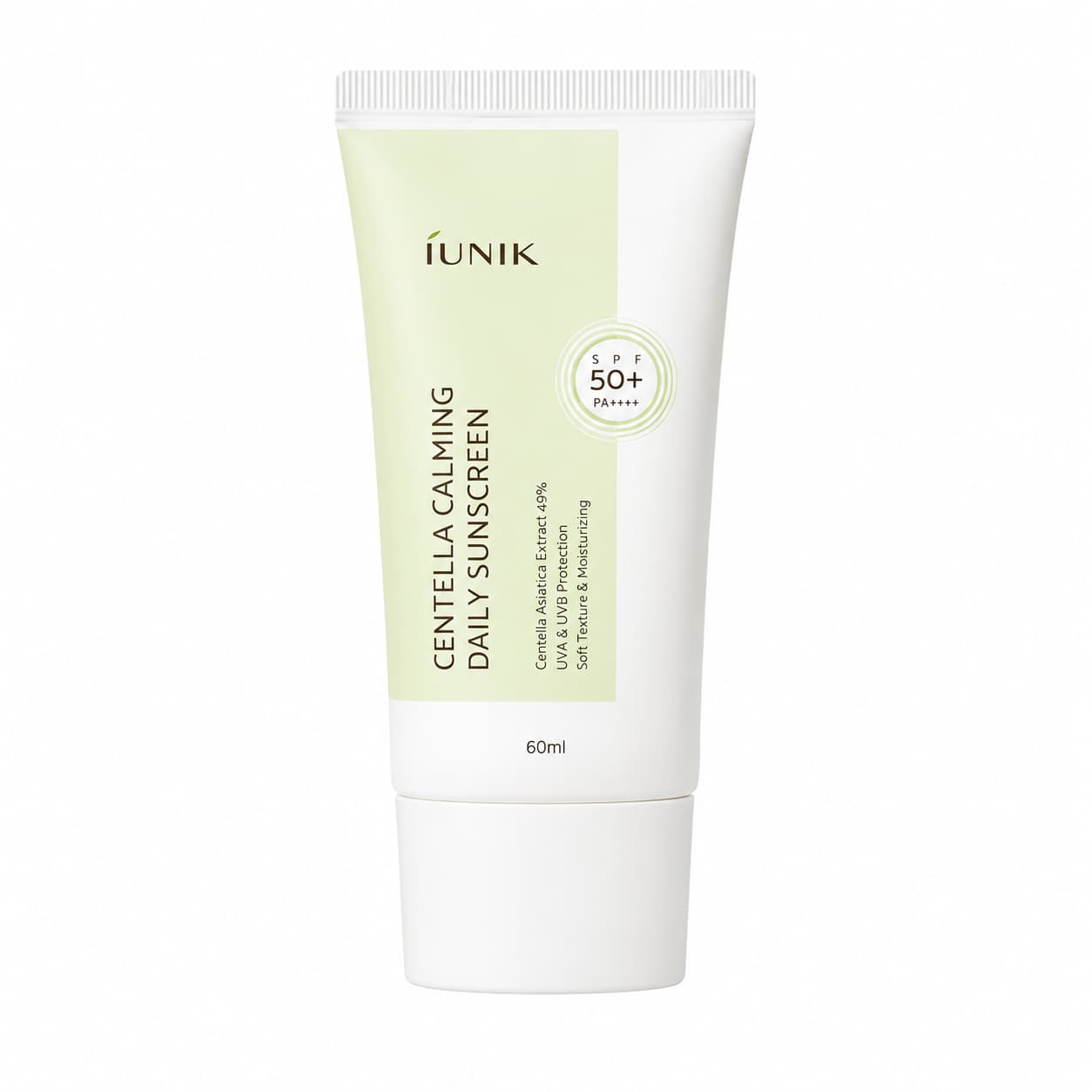 iUNIK Centella Calming Daily Sunscreen SPF50+ PA++++ 60 ml – Protector solar diario calmante e hidratante