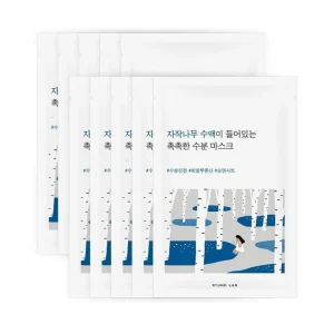 Round Lab - Birch Juice Moisturizing Mask Sheet 10 pcs - Mascarilla Hidratante con Savia de Abedul (10 uds) - 25ml x 10