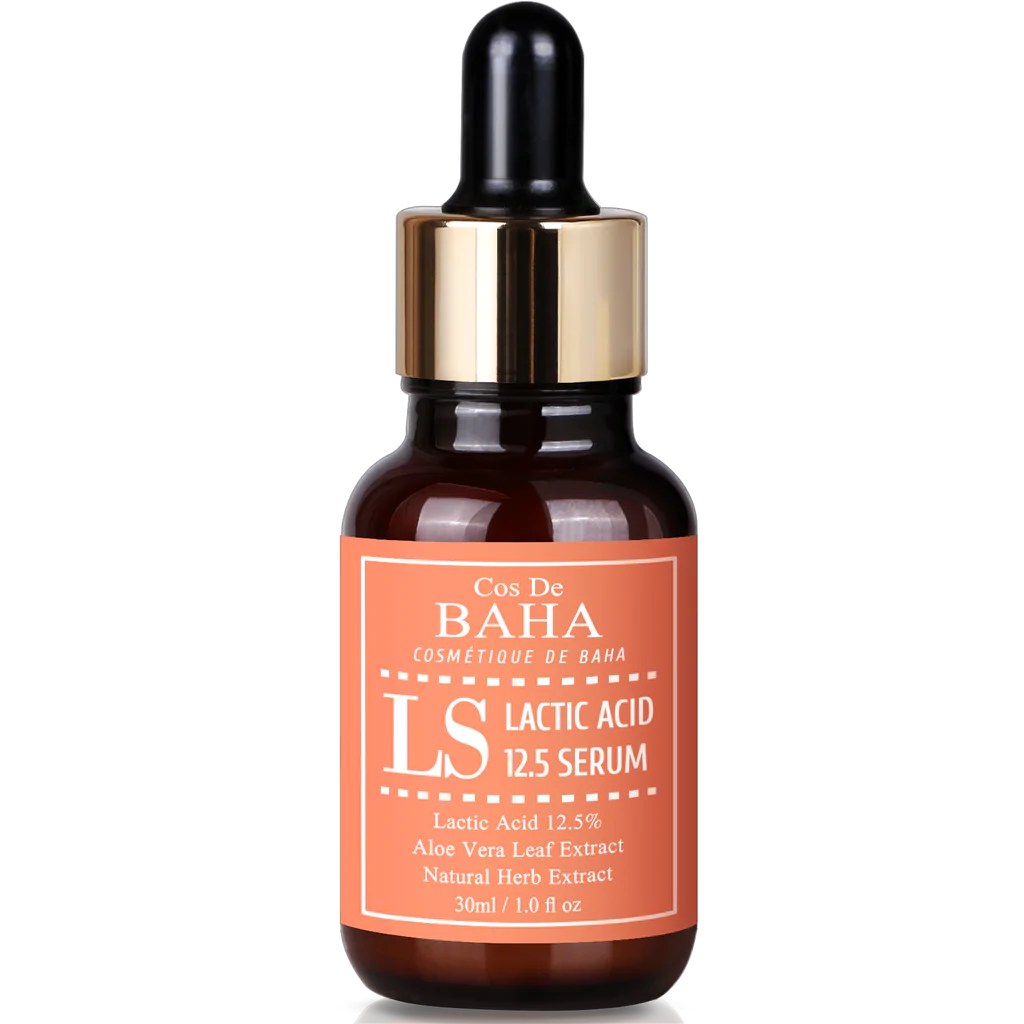 Cos de BAHA Lactic Acid 12.5 Serum (LS) 30 ml – Sérum exfoliante y perfeccionador de la textura