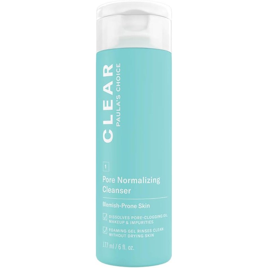 Paula's Choice Pore Clarifying Gel Cleanser 177 ml – Gel limpiador purificante con ácido salicílico