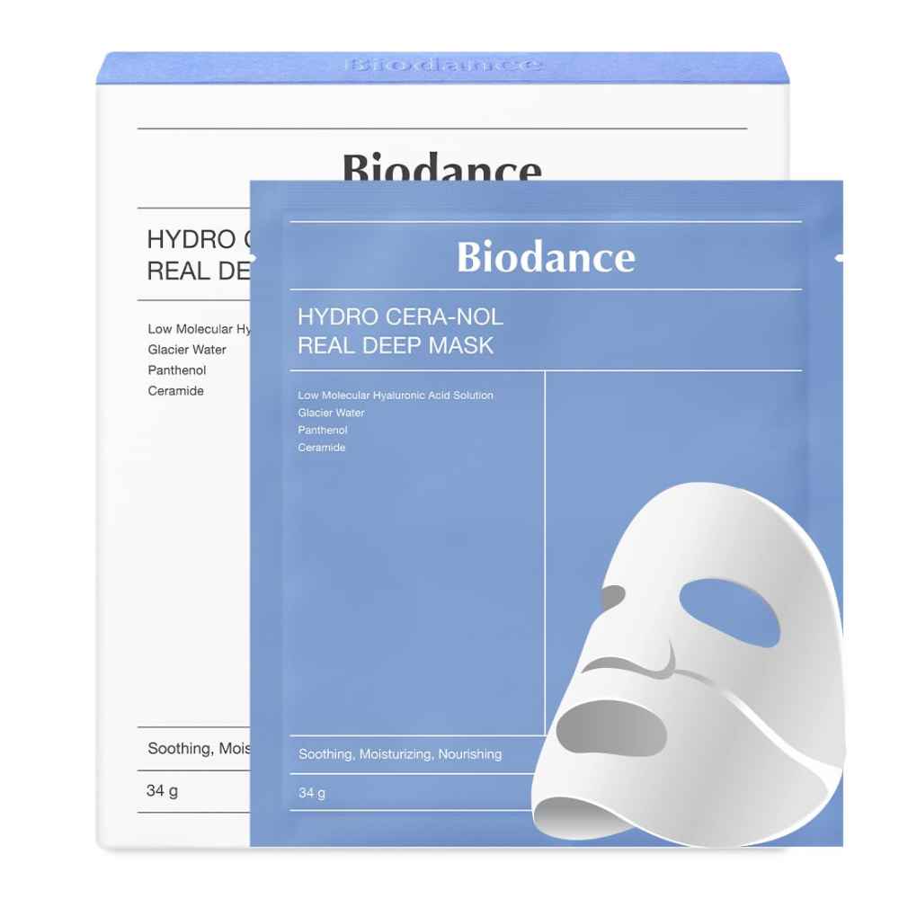 Biodance - Hydro Cera-Nol Real Deep Mask – Mascarilla calmante y fortalecedora