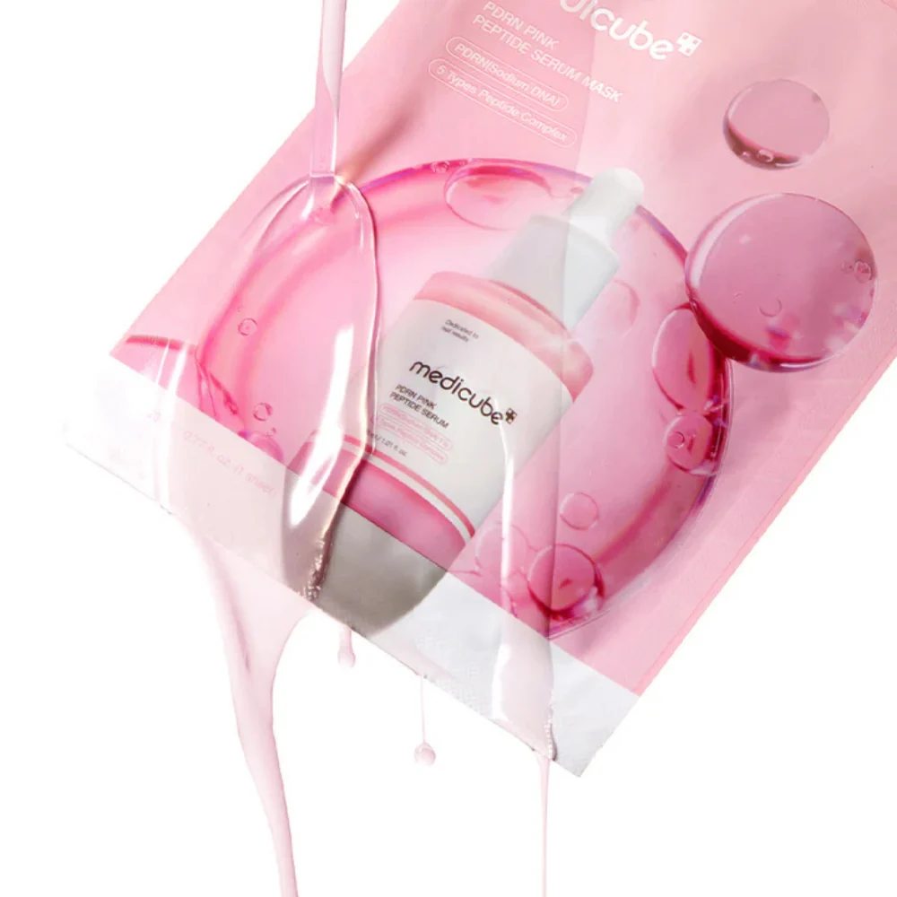 Medicube PDRN Pink Peptide Serum Mask – Mascarilla reafirmante · 1 unidad 2