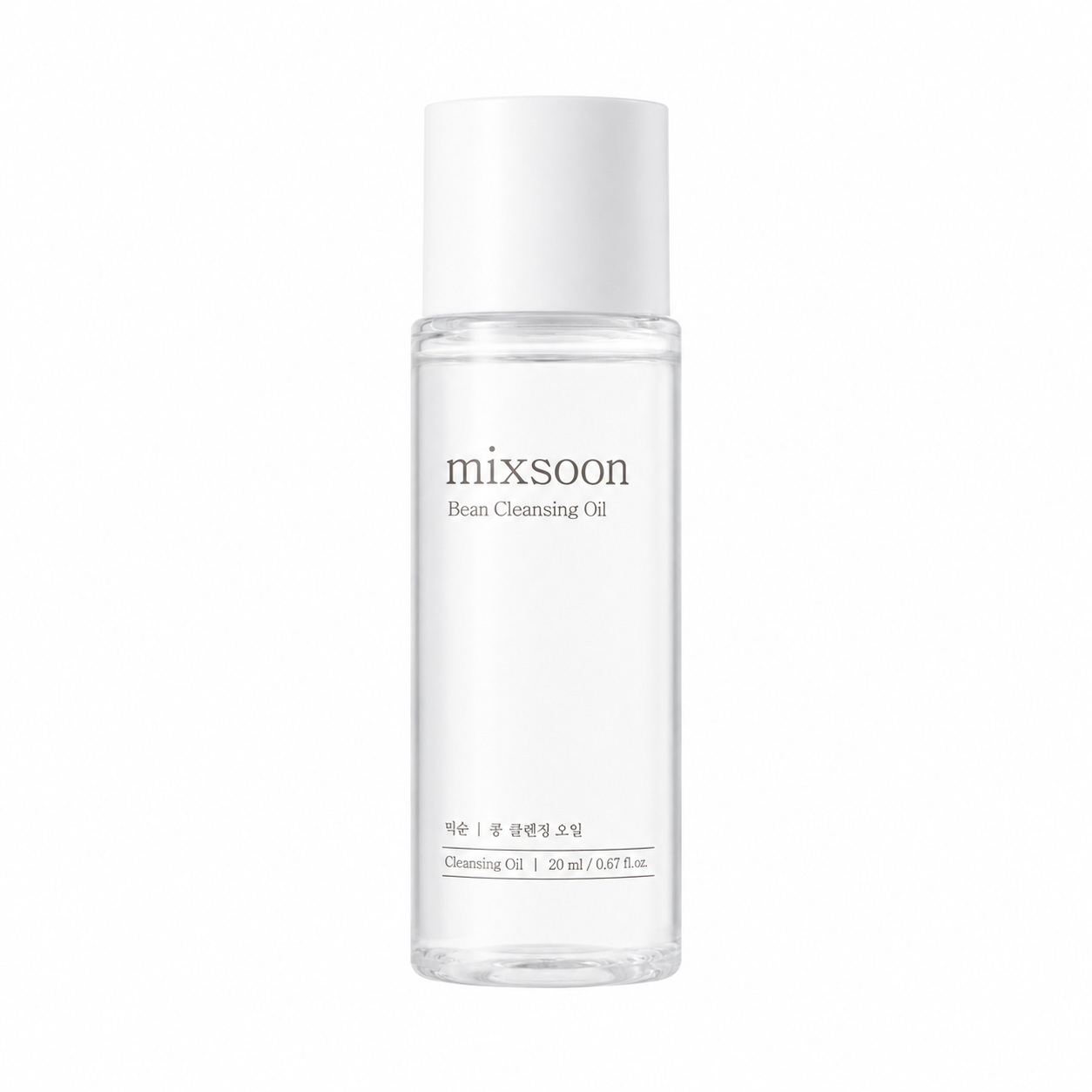 MIXSOON Mini Bean Cleansing Oil, 20ml – Aceite limpiador de soja (mini) 20ml