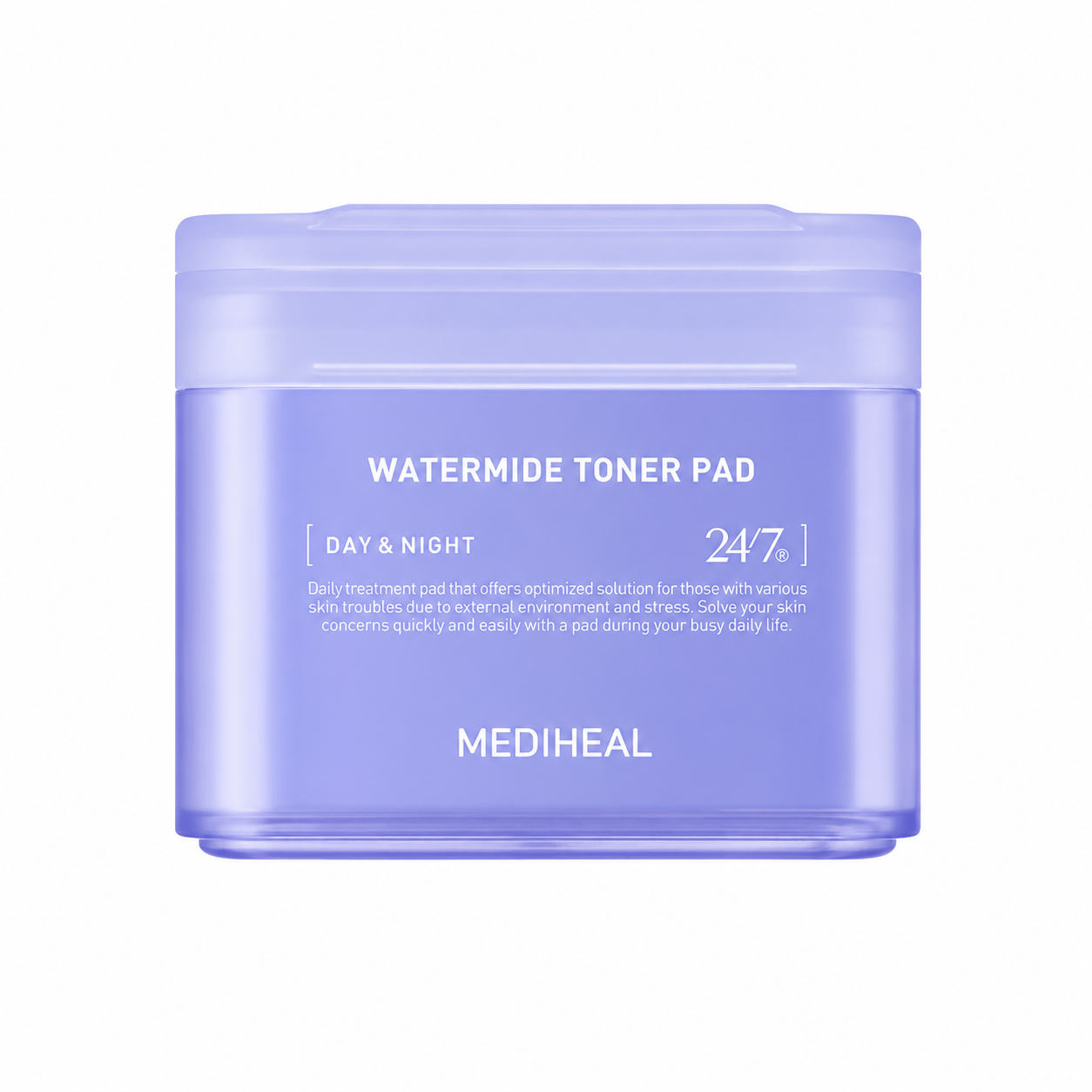 Mediheal Watermide Toner Pad 170ml · 100 uds – Discos de tónico ultra hidratante 170ml · 100 uds