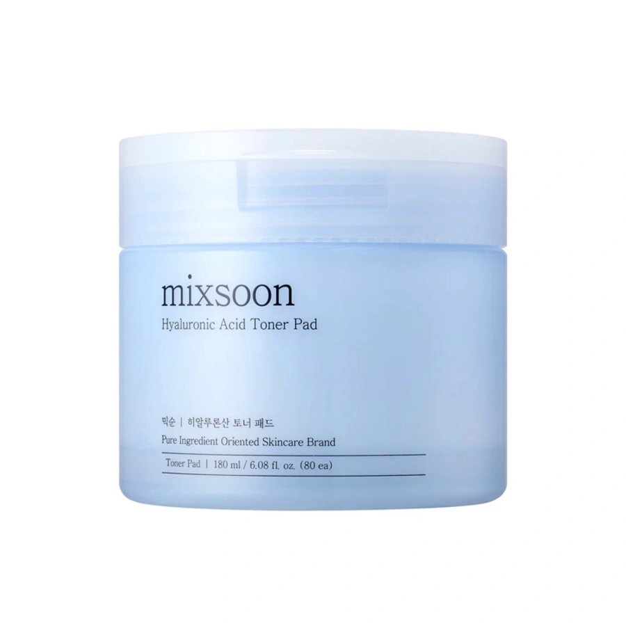 MIXSOON Hyaluronic Acid Toner Pad – 180ml/80pads – Discos de tónico con ácido hialurónico 180ml/80pads