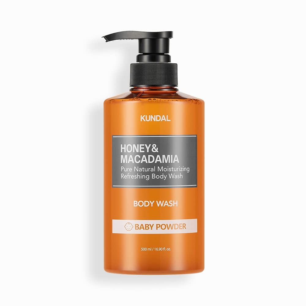 Kundal - Gel de Ducha de Miel y Macadamia (Talco (Baby Powder)) - 500 ml
