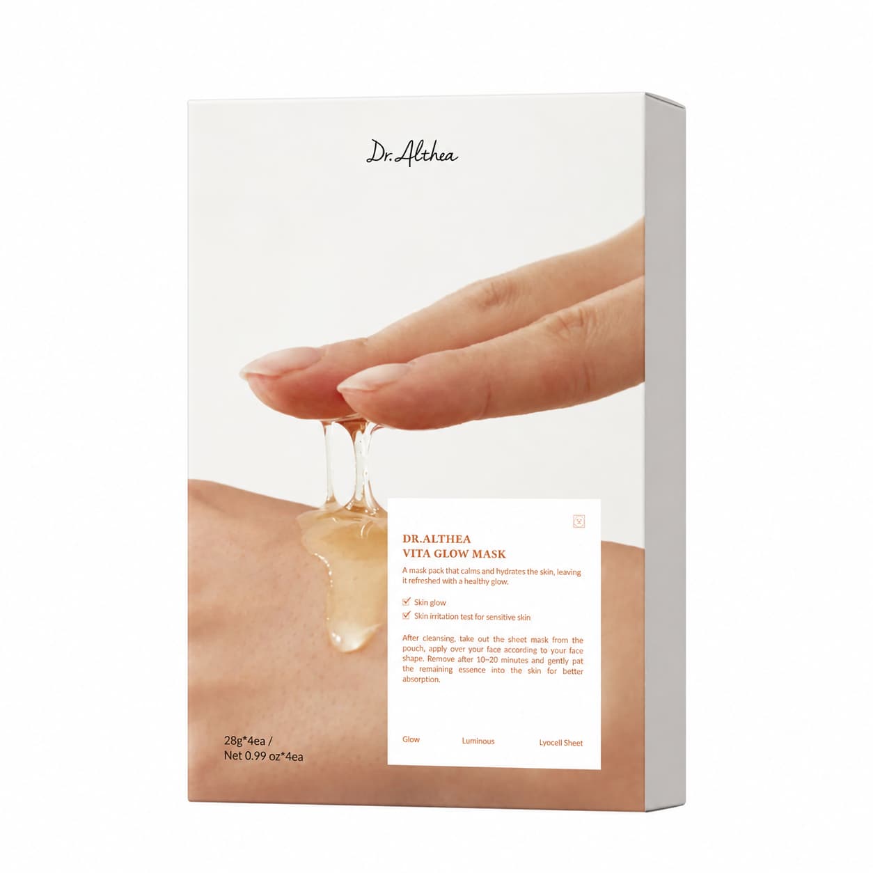 Dr. Althea Vita Glow Mask, 4sheets – Mascarilla