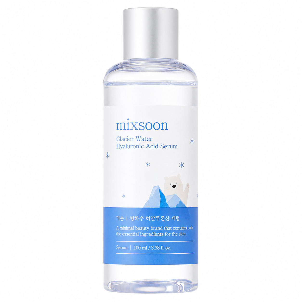 MIXSOON Glacier Water Hyaluronic Acid Serum, 100ml – Sérum con agua glaciar y ácido hialurónico 100ml
