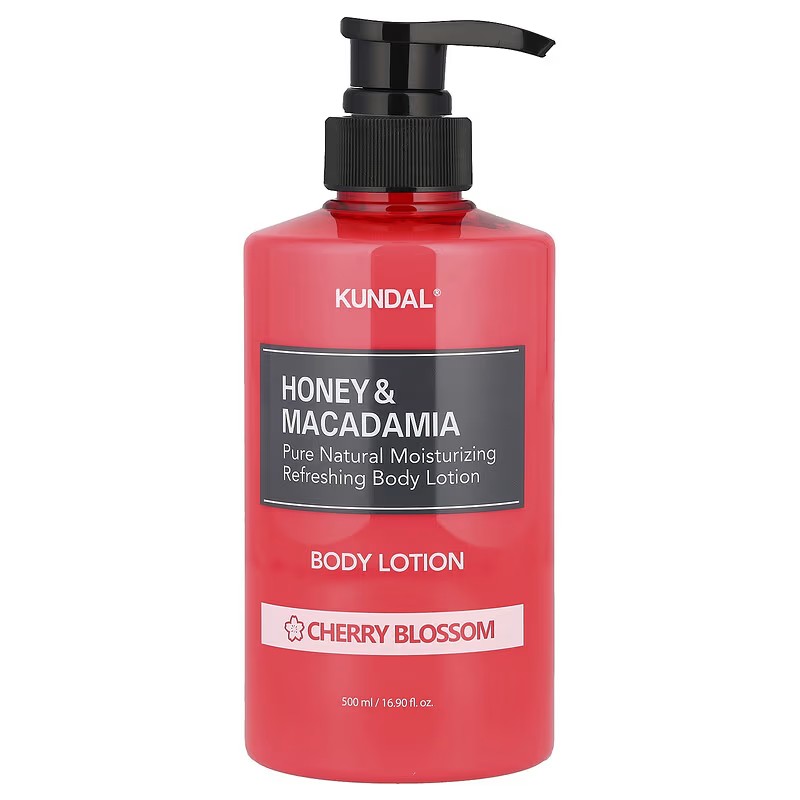 Kundal - Loción Corporal de Miel y Macadamia (Flor de Cerezo) - 500 ml