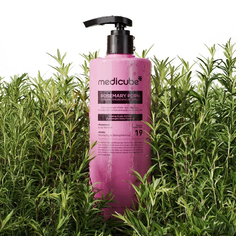 Medicube PDRN+ Rosemary Hair Trio - Set capilar con champú + acondicionador + sérum 3