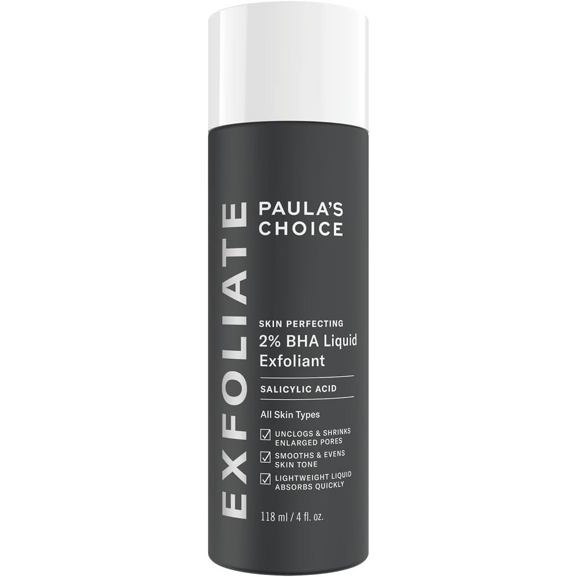 Paula's Choice Skin Perfecting 2% BHA Liquid Exfoliant – Exfoliante líquido con ácido salicílico