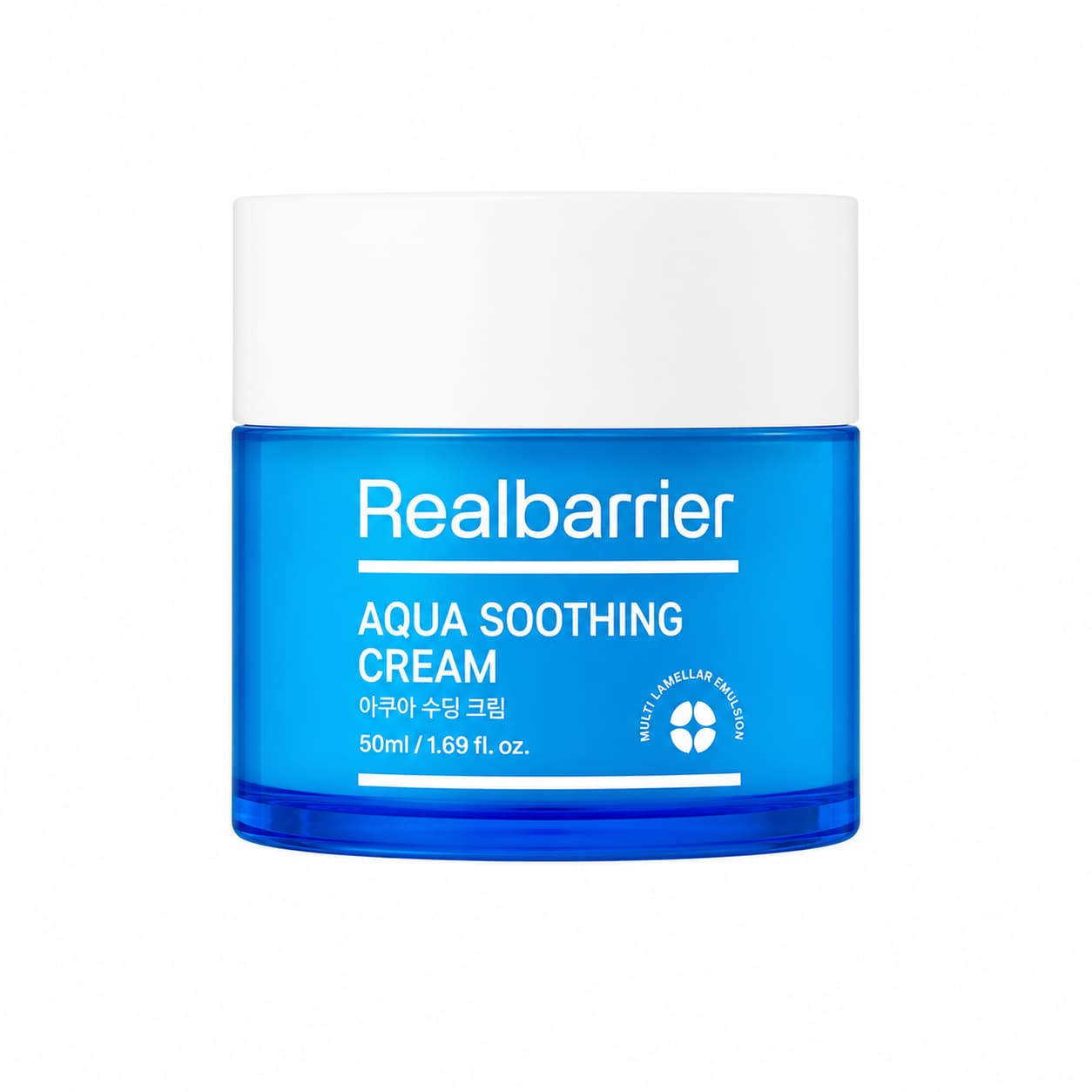 Real Barrier Aqua Soothing Cream 50 ml – crema ligera calmante e hidratante