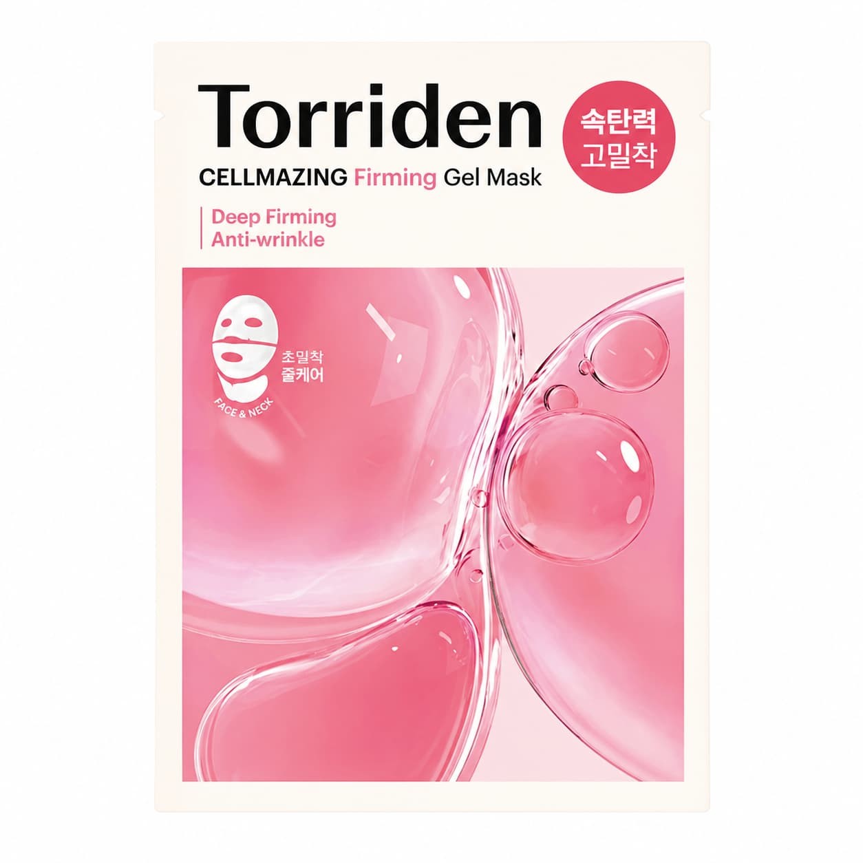 Torriden - Cellmazing Low Molecular Collagen Elasticity Gel Mask, 1 sheet – Mascarilla en tela (1 unidades)