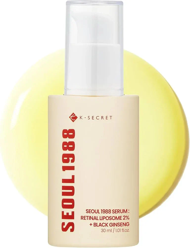 Texture K-SECRET SEOUL 1988 Serum Retinal Liposome 2% + Black Ginseng 30ml – Sérum reafirmante con retinal 30ml