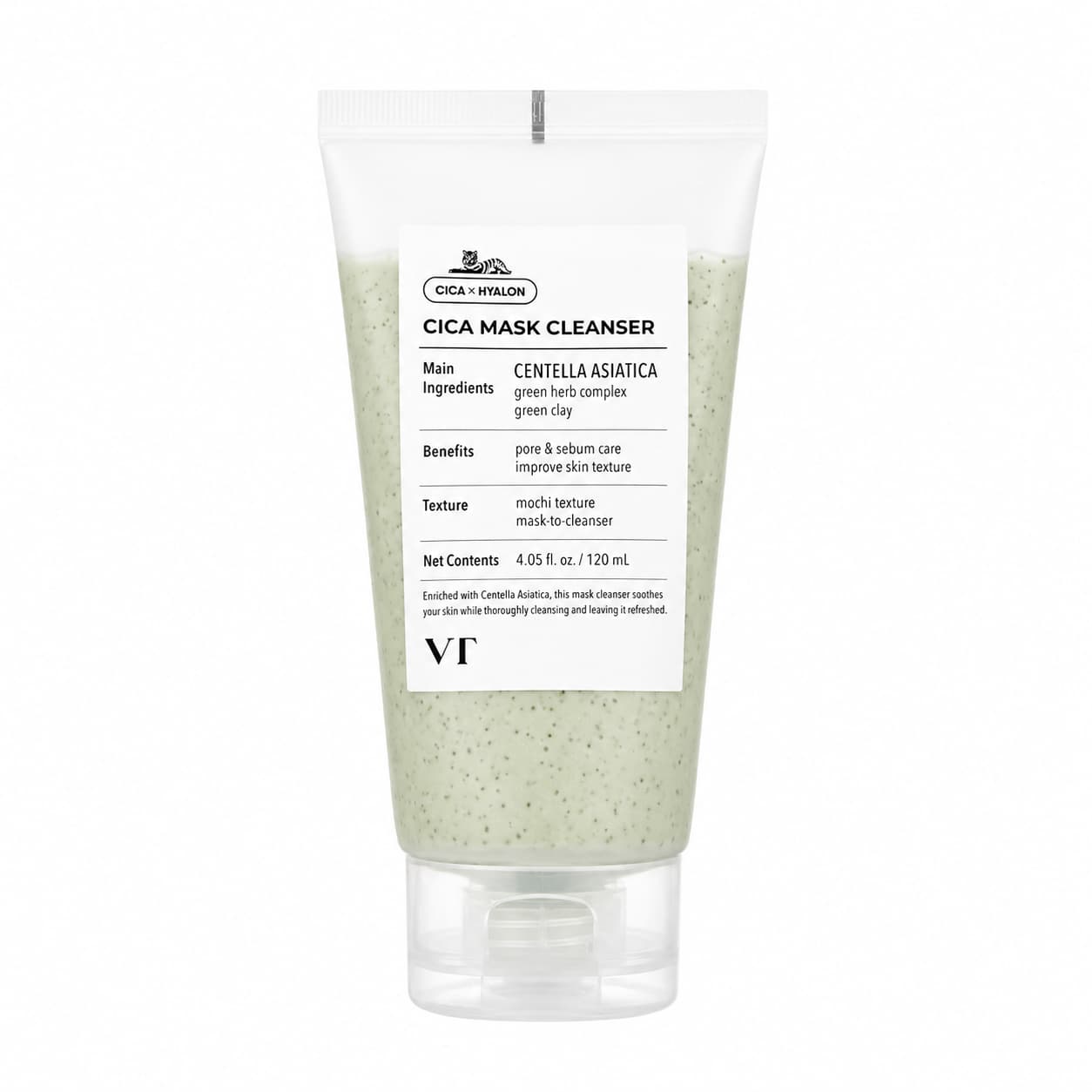 VT Cosmetics Cica Mask Cleanser, 120ml