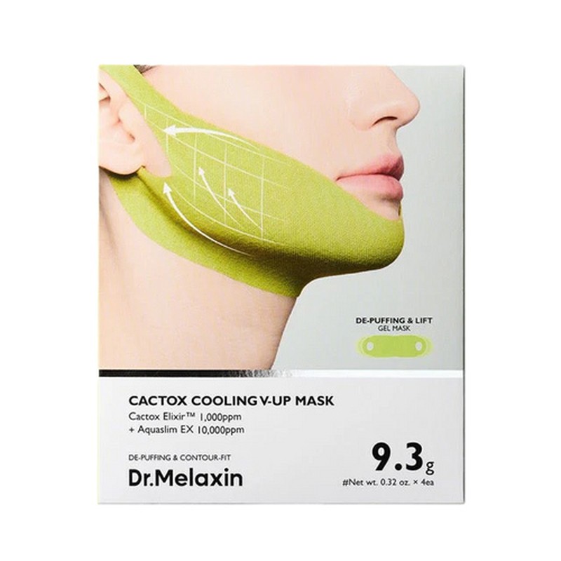 Dr.Melaxin Cactox Cooling V-up Mask, 4sheets – Mascarilla (4 uds)