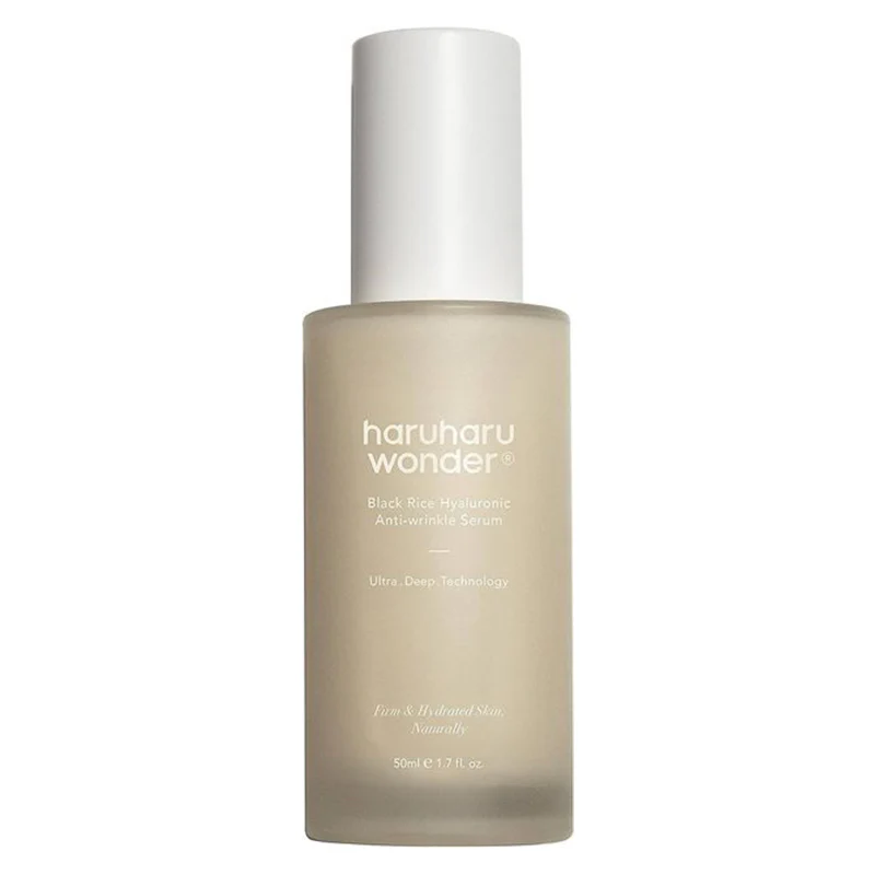 Haruharu Wonder Black Rice Hyaluronic Anti-Wrinkle Serum 50ml – Sérum hidratante para líneas