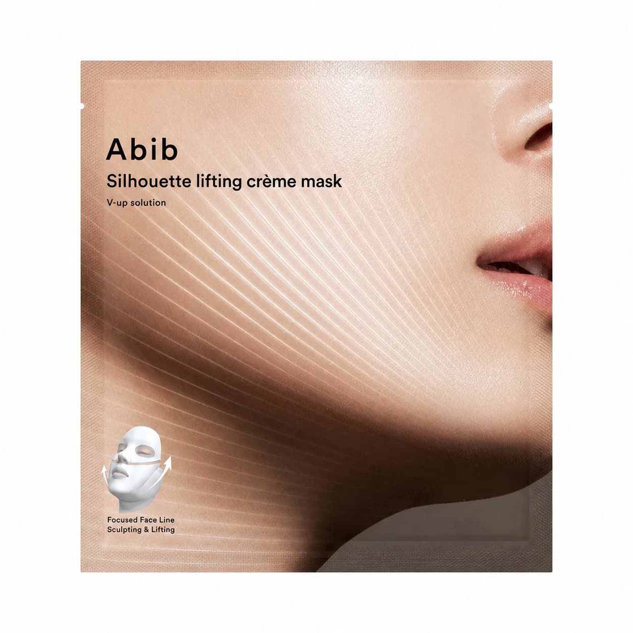Abib - 1sheet - Mascarilla reafirmante V-Up Solution / Silhouette Lifting Cream Mask V-Up Solution