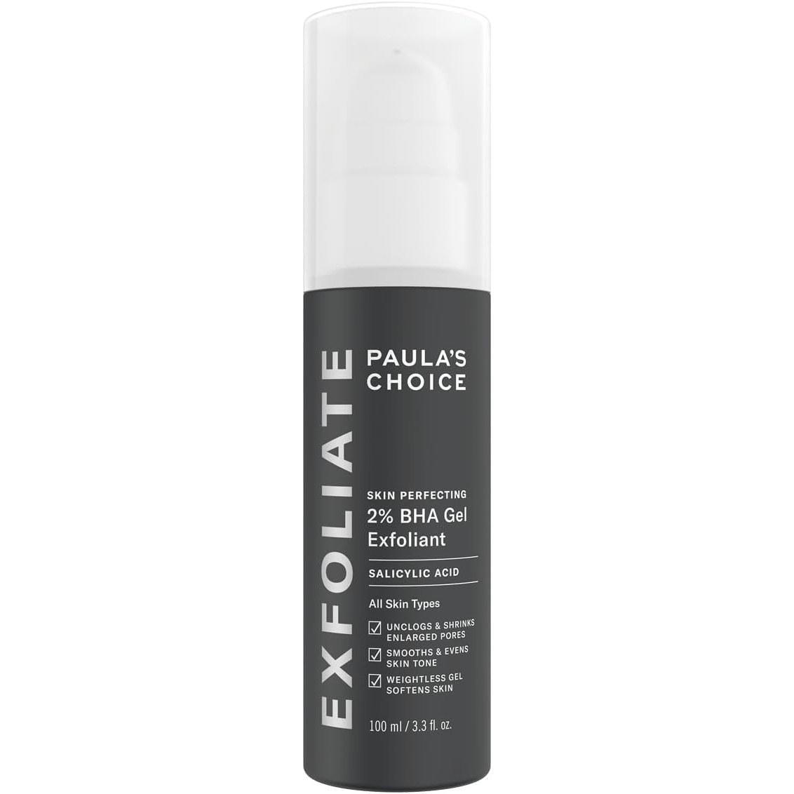 Paula's Choice Skin Perfecting 2% BHA Gel Exfoliant 100 ml – Exfoliante en gel con ácido salicílico