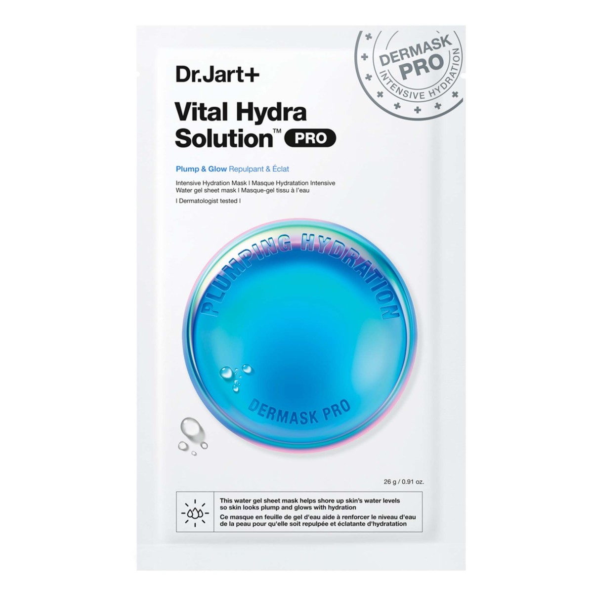 Dr.Jart+ Dermask Vital Hydra Solution Pro – Mascarilla Hidratante Vital Hydra Pro