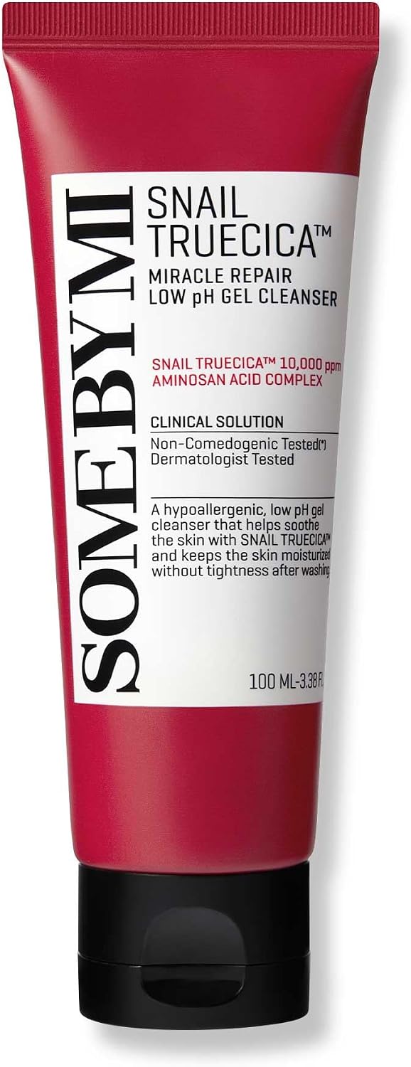 Some By Mi Snail Truecica Miracle Repair Low pH Gel Cleanser 100ml – Limpiador reparador 100ml