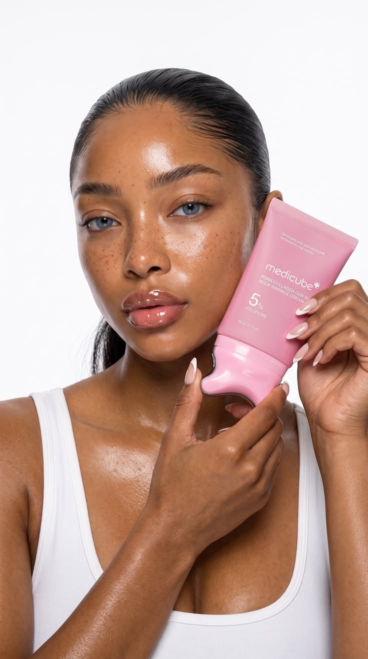 Medicube - Crema de cuello con PDRN y colágeno + gua sha / PDRN Collagen Gua Sha Neck Wrinkle Cream - 90g 3