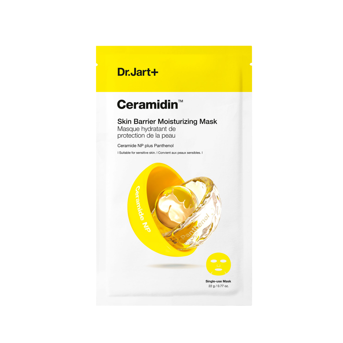 Dr.Jart+ Ceramidin Skin Barrier Moisturizing Mask – Mascarilla Hidratante Barrera Ceramidin