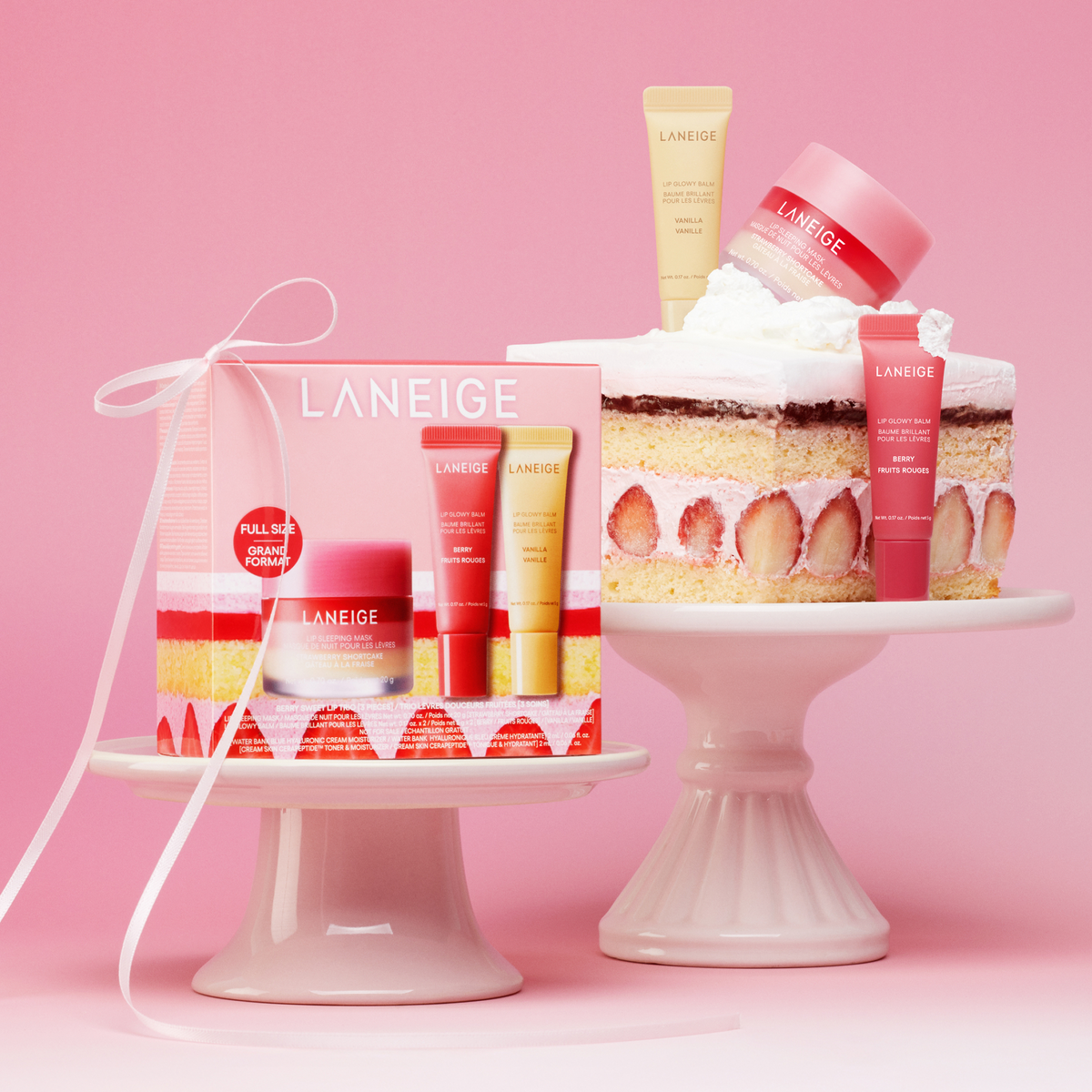 Laneige Mini Lip Treats Set Set 2 uds – Estuche Mini Lip Treats Día y Noche Set 2 uds