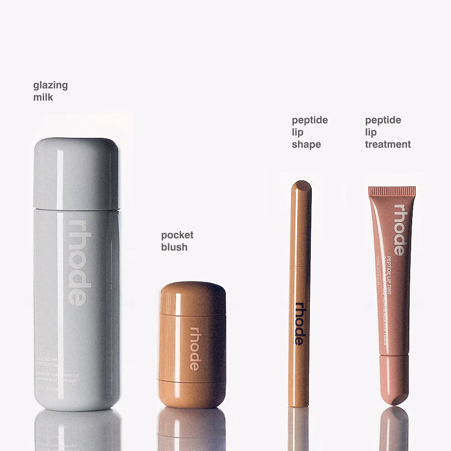 rhode Glazed Lip & Cheek Set – Pack de 4 productos