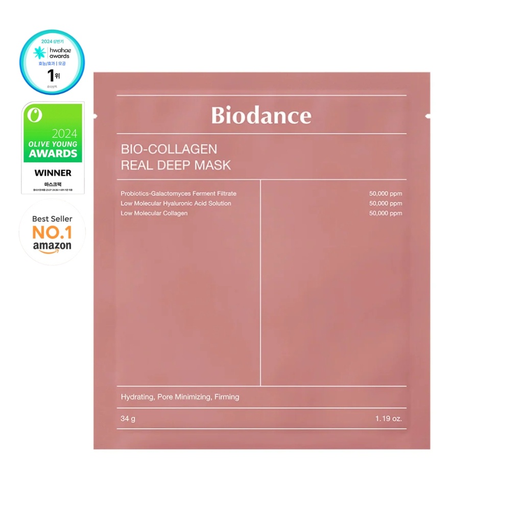 Biodance - Collagen Real Deep Mask - Bio - Mascarilla facial de hidrogel