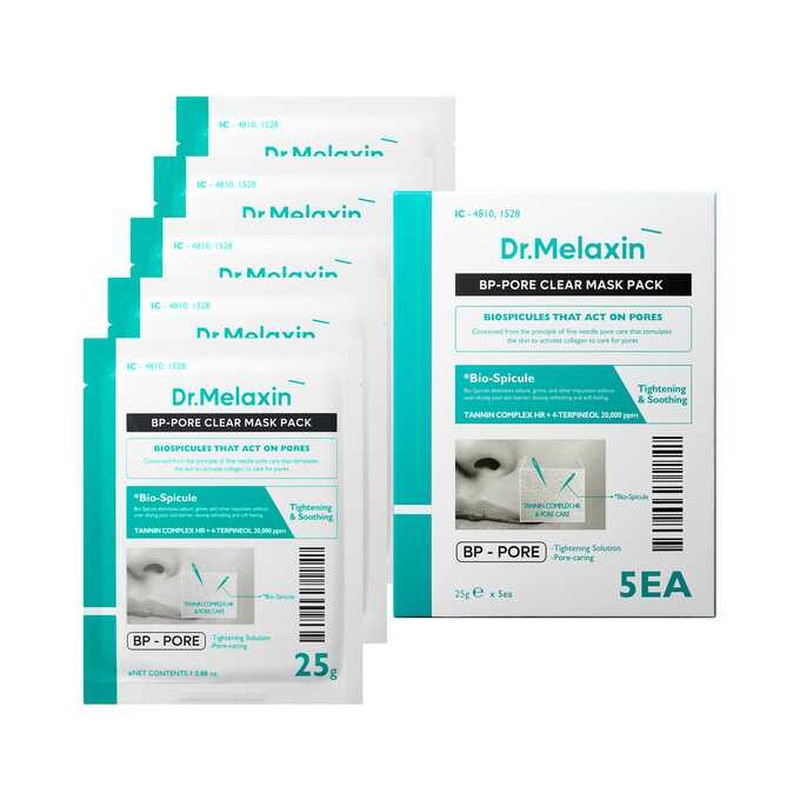 Dr.Melaxin BP-Pore Clear Facial Mask - 5EA – Mascarilla (5 uds)