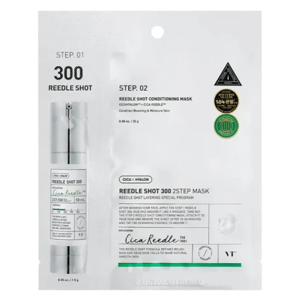 VT Cosmetics Reedle Shot 300 2-Step Mask, 1pc