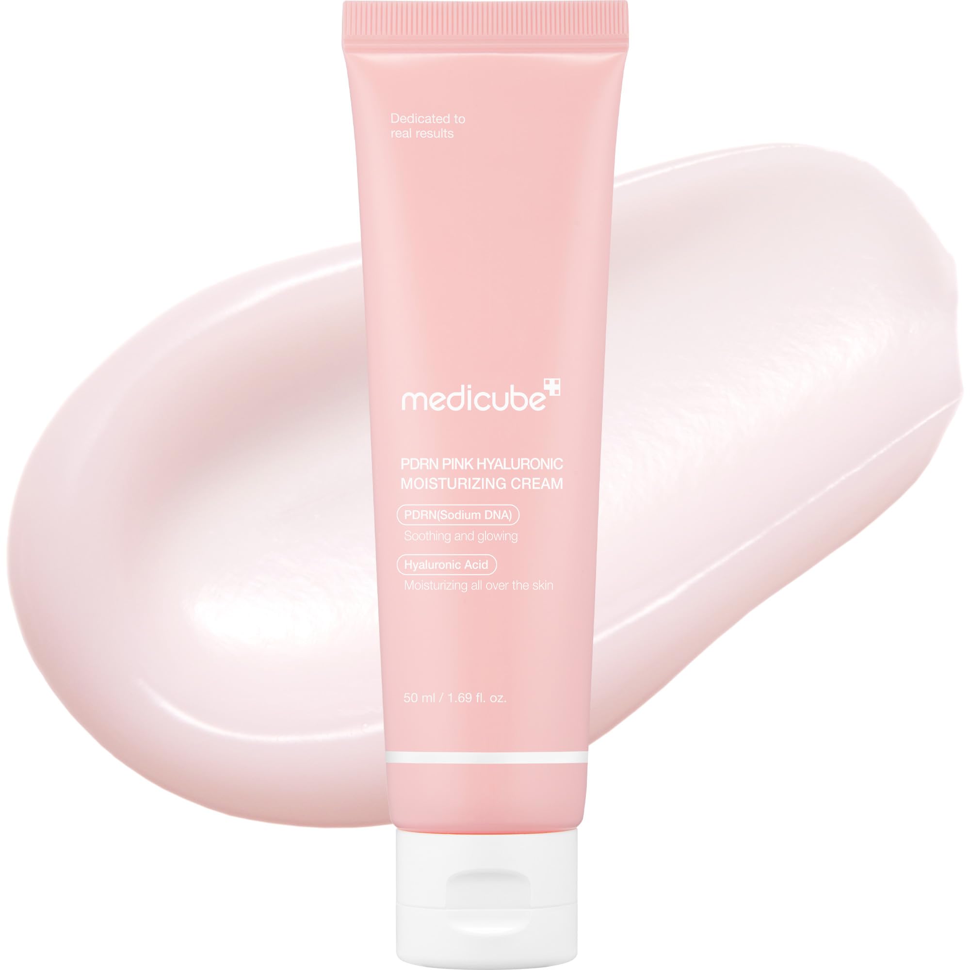 Medicube PDRN Pink Hyaluronic Moisturizing Cream 50ml – Crema hidratante con PDRN y ácido hialurónico 50ml