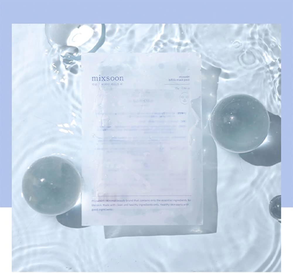 Mixsoon Bifida Cloth Mask 5 uds – Mascarilla facial de tela con fermento de bífida 5 uds