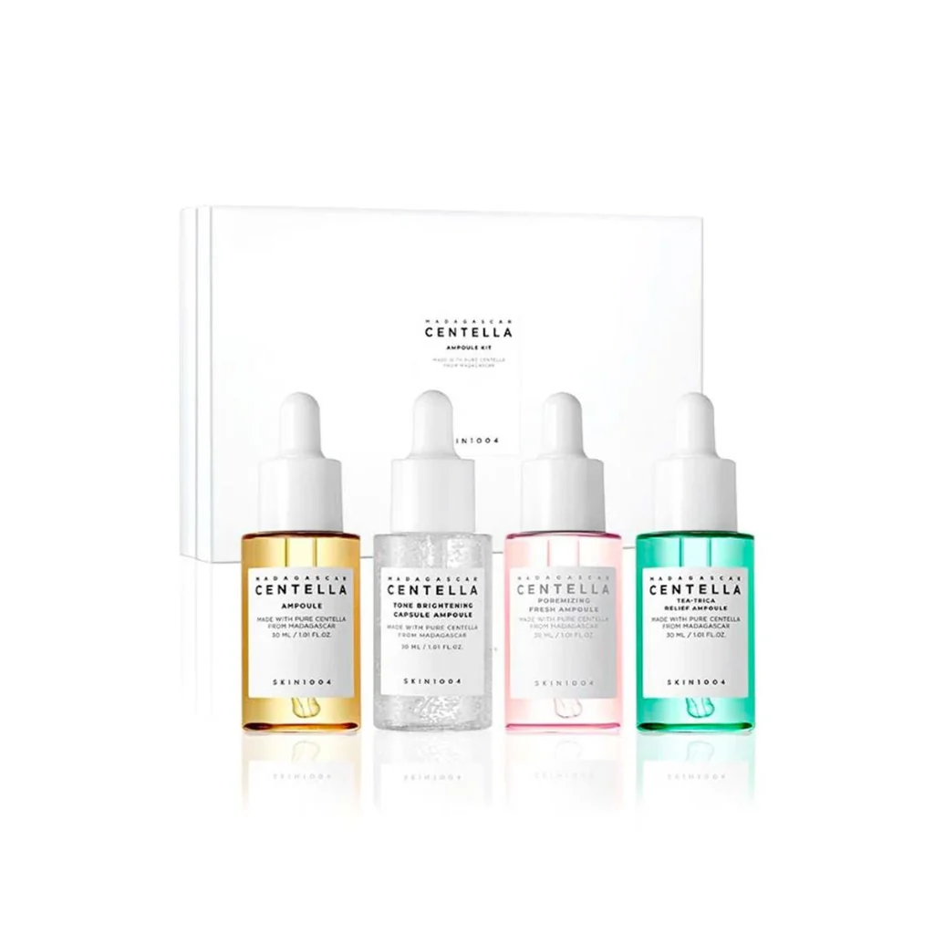 SKIN1004 Madagascar Centella Ampoule Kit – Set de 4 ampollas 30 ml