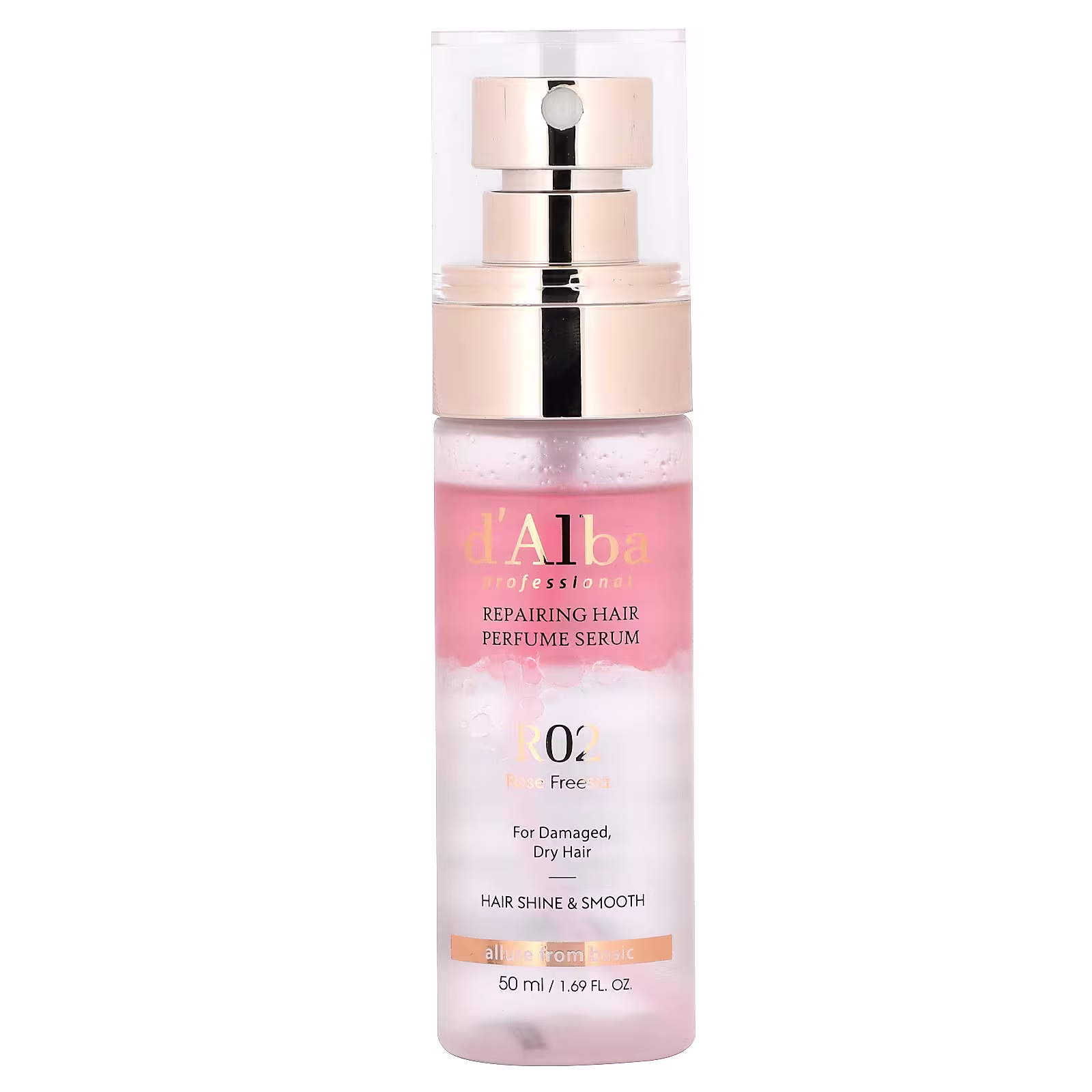 d'Alba Professional Hair Perfume Serum 50ml – Sérum Capilar Perfumado Profesional 50ml