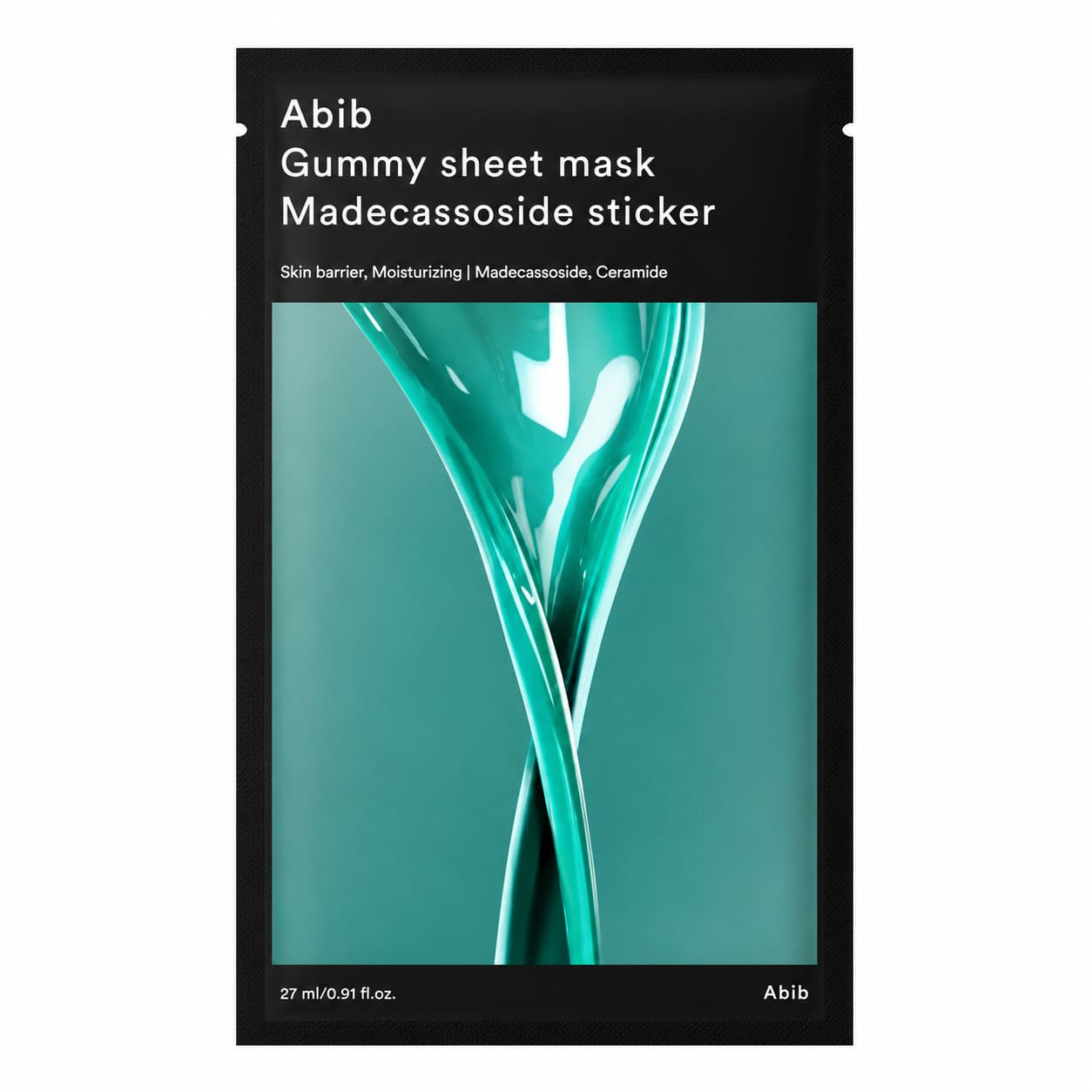 Abib - 1 sheet - Mascarilla de tejido calmante con madecassoside / Gummy Sheet Mask Madecassoside Sticker