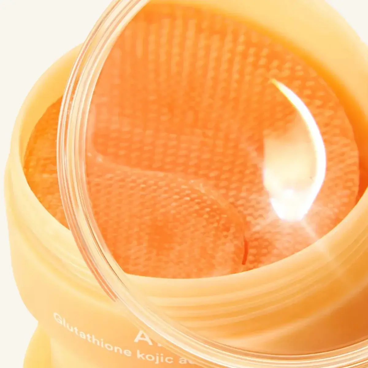 Textura Abib - Parches iluminadores para el contorno de ojos con glutatión y ácido kójico / Glutathione Kojic Acid Eye Patch Vita Jelly - 60 uds